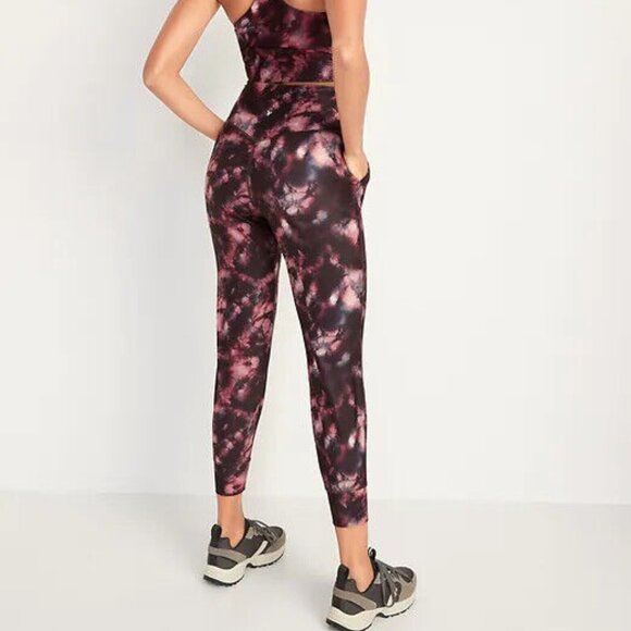 NWT Old Navy PowerSoft 7/8-Length Joggers Pants High-Rise High-Waisted Women M - Picture 1 of 8